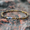 Classic Beaded Bracelet Men Apparel Accessories Evil Eyes 4mm Howlite Tiger Eyes Stone Wrap Braslet - Image 5