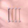 Aoedej 14G Rose Gold Color Helix Piercing Earring Industrial Barbell Ring Women Crystal Long Earring Ear Piercing Gift Jewelry - Image 3