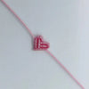 Braided Heart Rope Bracelet Adjustable in Many Colors - Image 38
