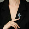 Classic Rhinestone Star Brooch Gold Plated Oil Painting Enamel Lapel Pin Women Men Scarves Dress Badge Accessories Birthday Gift - Image 2