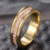 Micro Pave Cubic Zirconia Band Ring in Gold-Tone Silver-Tone and Rose Gold-Tone - Image 10
