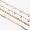Stainless Steel Gold Plated Jewelry Wheat Texture Rope Chain Anklets Bracelets Foot Leg Jewelry For Women Ladies - Image 2