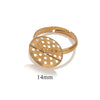10pcs/lot Stainless Steel Ring Base Adjustable Tray Cabochon Settings Blank Bezel Rings Embryos for Jewelry Materials Making - Image 16