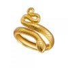 Silver Lovely Snake Shape Open Adjustable Finger Rings for Women Simple Ring Jewelry Accessory - Image 1