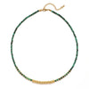 Small Stone Beaded Necklace 2-3mm Faceted Quartz Female Party Choker for Women Girl Jewelry Gift - Image 1