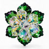 Glass Flower Handmade Women Brooch Pins Shining Jewelry Accessory 2 Colors Gift - Image 6