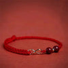 Lucky Red Thread Bracelet Men Women Tibetan Buddhist Lotus Infinity Cinnabar Beads Handmade Braided Rope Bracelets Party Jewelry - Image 2