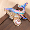 Baroque Rose, Pumpkin, Reindeer, and Whale Design Brooches for Men and Women, Jewelry and Accessories - Image 18