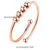 Punk Rings For Women Men Spiral Fidget Beads Ring Jewelry Rotate Freely Stainless Steel Ring Gift - Image 6