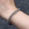 19-21cm Classic Curb Cuban Bracelet for Men Jewelry Stainless Steel Sliver Link Chain Bracelets Hand Jewelry Anklet Gift - Image 5