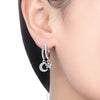 Miseff Silver Earring Blue Star Moon Earring Jewelry Birthday Gift For Women Mother's Day Gifts - Image 4