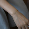 Silver 1MM Chain Zircon Hollow Star Charm Bracelet For Women Classic Jewelry Summer - Image 5