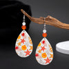 Beach Vacation Style Geometric Round Blue Waves Acrylic Earrings For Women Elegant Casual Charming Ladies Party Jewelry - Image 12
