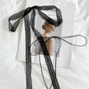 2 Pcs Retro Lace Ribbon Bow Neckband Women Simple Double Layer Long Tassel Necklace Versatile Neck Ornament Accessories - Image 7