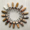 24pcs/lot Good Quality Assorted Stone Mixed Pillar Charms Chakra Pendants for Necklaces Making - Image 39