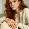 Elegant Pearl Ring 316L Stainless Steel Women's Ring Gold Plated Accessories - Image 3