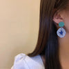 Acrylic Resin Korean Geometric Earrings Simple Round Square Triangle Drop Dangle Earrings for Women Girl Party Jewelry - Image 5