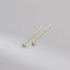 Drop Ear Line Long Hanging Earrings for Women Rose Gold Color Zircon Crystal Piercing Threader Earing Ear Accessories Jewelry - Image 20