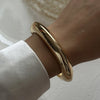 Vintage Metal Wave Twist Smooth Irregular Bracelet for Women Exaggerated Geometric Chunky Cuff Bangle Hip Hop Punk Jewelry - Image 7