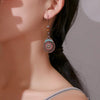 Ethnic Vintage Bohemia Big Ear Hook Drop Earrings For Women Geometric Leaf Wing Flower Hollow Round Boho Earings Antique Jewelry - Image 15