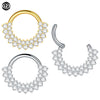 1Pc Titanium Nose Hoop Daith Earring Conch Helix Septum Piercing Clicker Segment Helix Rook Ear Piercings Women Body Jewelry 16G - Image 3