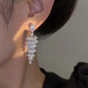 Geometric Dangle Drop Earrings for Women Wedding Party Jewelry Accessories Cubic Zirconia Bridal - Image 4