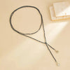 Geometric Acrylic Bead Choker Necklace with Pendant Detail - Image 13
