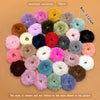 10 colors randomly selected, simple and versatile plush hair rings suitable for daily hair accessory use - Image 5