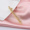 Korean Gold Color Empty Chain Brooch Jewelry Simple Buckle Lapel Pin Wedding Clothing Accessories - Image 3