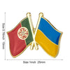 Ukraine Flag Badge Brooch Natinal Lapel Pins Flag Lapel Pins Country Flag Badge - Image 8