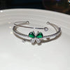 Zircon Bow Cuff Bracelet for Women Korea Charm Bracelet Personality Wedding Dainty Accessories - Image 24