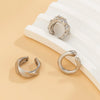 3Pcs/set Metal Chunky No Piercing Clip Earrings Geometric Ear Cuff Earrings for Women Ladies Party Girls Y2K Jewelry - Image 5