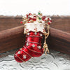 Crystal Christmas Rhinestone Brooches, Santa Reindeer Xmas Lapel Pins, Holiday Clothing Backpack Decor, Festive Jewelry Gifts - Image 8