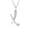 26 English Letter Zircon Pendant Necklace Temperament Personality Necklaces Jewelry Gift - Image 15