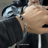 Double-Layer Bead Bracelet For Man Woman Korean Design Titanium Steel Couple Bracelet Kpop Gift - Image 2