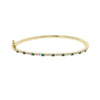 Thin Colorful CZ Paved Gold Color Bangle For Women Micro Paved Cubic Zirconia Sparking Jewelry - Image 11