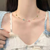 Natural Stone Bead Choker Necklace with Multiple Color Styles - Image 12