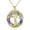 Tree Of Life Necklaces Celtic Family Tree Necklace With Circle Crystal Jewelry Gifts For Women Girls Mom Birthday - Image 5