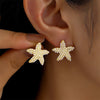 Vintage Metal Shell Stud Earrings for Women Accessories Personalization Jewelry Earrings Daily Wear Creative Jewelry Gift - Image 11