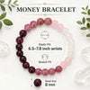 Stone Beaded Bracelet Pink Amethyst Bracelet Cubic Self Love Braclet Couple Jewelry Gift Handmade Bangles - Image 6