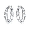 Silver Multi-layer Ear Ring Jewelry Versatile Hoop Earrings For Women Jewelry Birthday Party Gift - Image 32