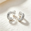 Silver and Compact Star Moon Heart-Shaped Snowflake Zircon Earrings for Women Minimalist Engagement Party Jewelry - Image 8