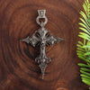 Vintage Gothic Skull Jesus Cross Pendant Necklace Catholic Jewelry for Men Punk Religious Amulet Necklace - Image 4