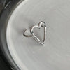 Silver Open Finger Ring Punk Heart Irregular Geometric Stackable For Women Girl Jewelry Gift - Image 21