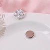Crystal Flower Traceless Magnet Brooches for Women Metal Strong Magnetic Rhinestone Corsage Jewelry Gifts - Image 2