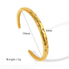 Punk Gold Color Bangles for Women Men Stainless Steel Metal Bracelets Bohemian Jewelry Accessories Gift - Image 8