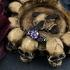 Retro Punk Skull Gothic Ring For Women Men Halloween Goth Black Gold Color Rings Accession Jewelry - Image 3