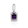 Silver 12 Birthstone CZ Clips Charm Beads Pendant For Necklace And Bracelet Women Jewelry - Image 45