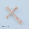 Tangtang Resplendent Cross Silvery And Golden Rhinestone Shiny Brooch Pin for Women/Men Jewelry Hollow Decoration - Image 10