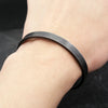 Vintage Black Simple Bracelet For Men Women 316L Stainless Steel Opening Cuff Bangles Biker Jewelry Gifts - Image 6